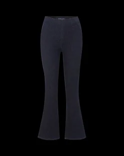 Carson Off-Duty Kick-Flare Jean in Black><noscript><img width=