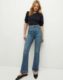 Carson Released Hem Kick-Flare Jean in>Veronica Beard Best