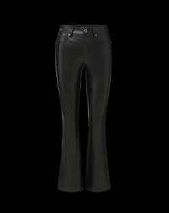 Carson Vegan Leather Kick-Flare Pant in><noscript><img width=