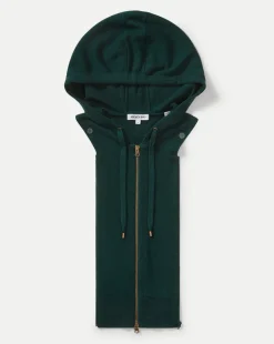 Cashmere Hoodie Dickey in Dark Green>Veronica Beard Outlet