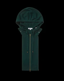 Cashmere Hoodie Dickey in Dark Green><noscript><img width=