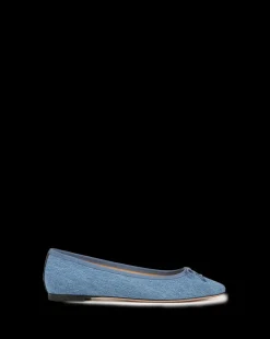 Catherine Denim Ballet Flat in><noscript><img width=