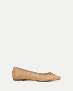 Catherine Leather Ballet Flat in>Veronica Beard Online