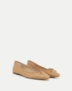 Catherine Leather Ballet Flat in>Veronica Beard Online