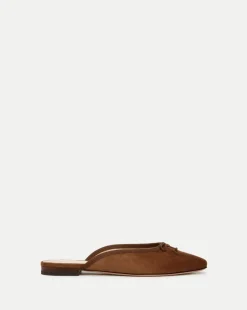Catherine Suede Mule in>Veronica Beard Discount