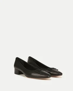Cecile Leather Ballet Pump>Veronica Beard Clearance