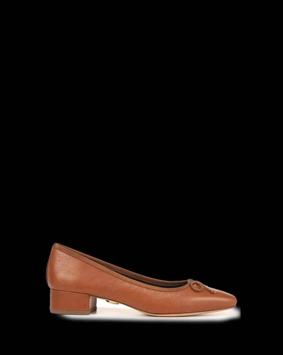 Cecile Leather Ballet Pump>Veronica Beard Online