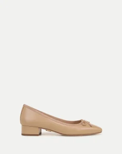 Cecile Leather Ballet Pump in>Veronica Beard Clearance
