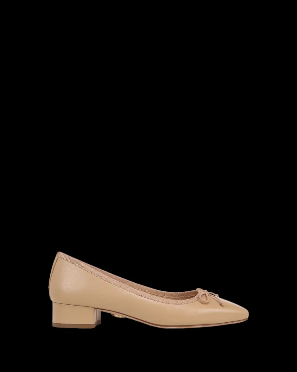 Cecile Leather Ballet Pump in>Veronica Beard Clearance