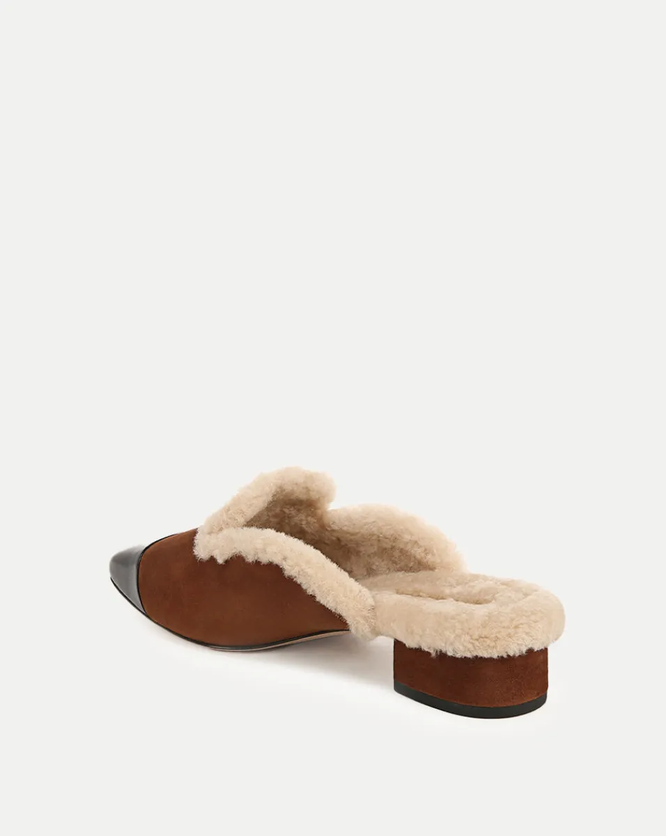 Cecile Shearling Mule in>Veronica Beard Online