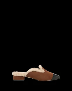 Cecile Shearling Mule in><noscript><img width=