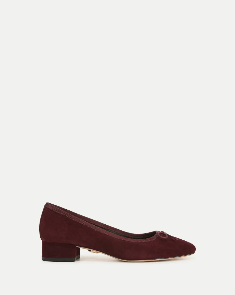 Cecile Suede Ballet Pump in>Veronica Beard Sale