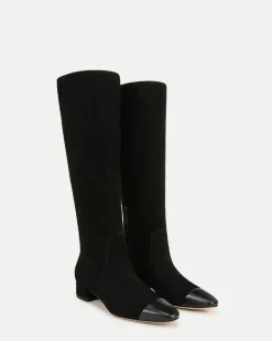 Cecile Suede Knee High Boots in>Veronica Beard Sale