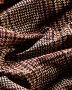 Charissa Plaid Sheath Dress in Camel><noscript><img width=