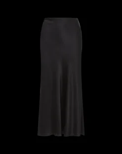 Clover Stretch Silk Midi Skirt in><noscript><img width=