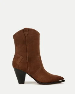 Cody Suede Western Bootie in>Veronica Beard New