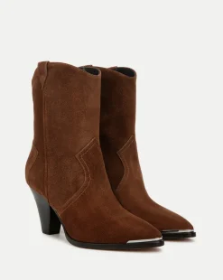 Cody Suede Western Bootie in>Veronica Beard New