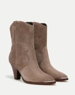 Cody Suede Western Bootie in>Veronica Beard Online