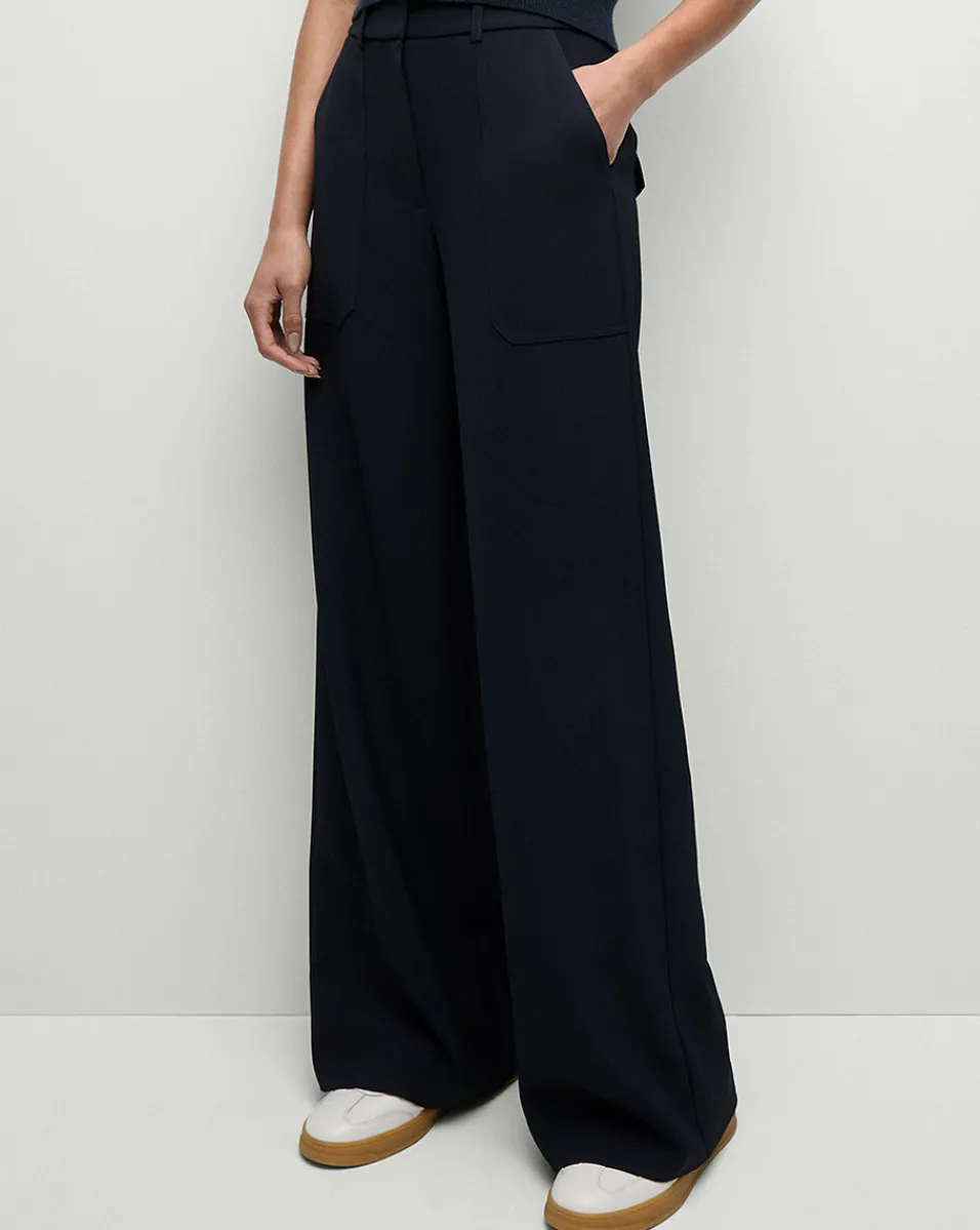 Cole Wide-Leg Pant in>Veronica Beard Outlet