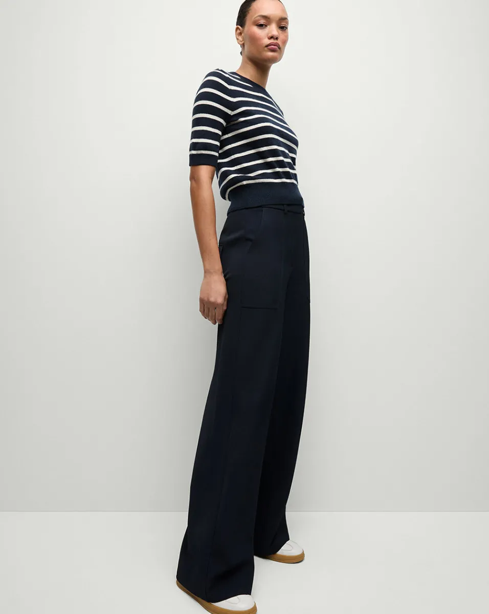 Cole Wide-Leg Pant in>Veronica Beard Outlet