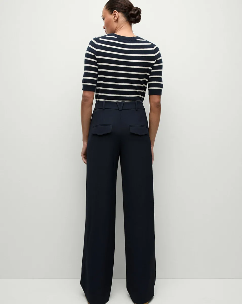 Cole Wide-Leg Pant in>Veronica Beard Outlet