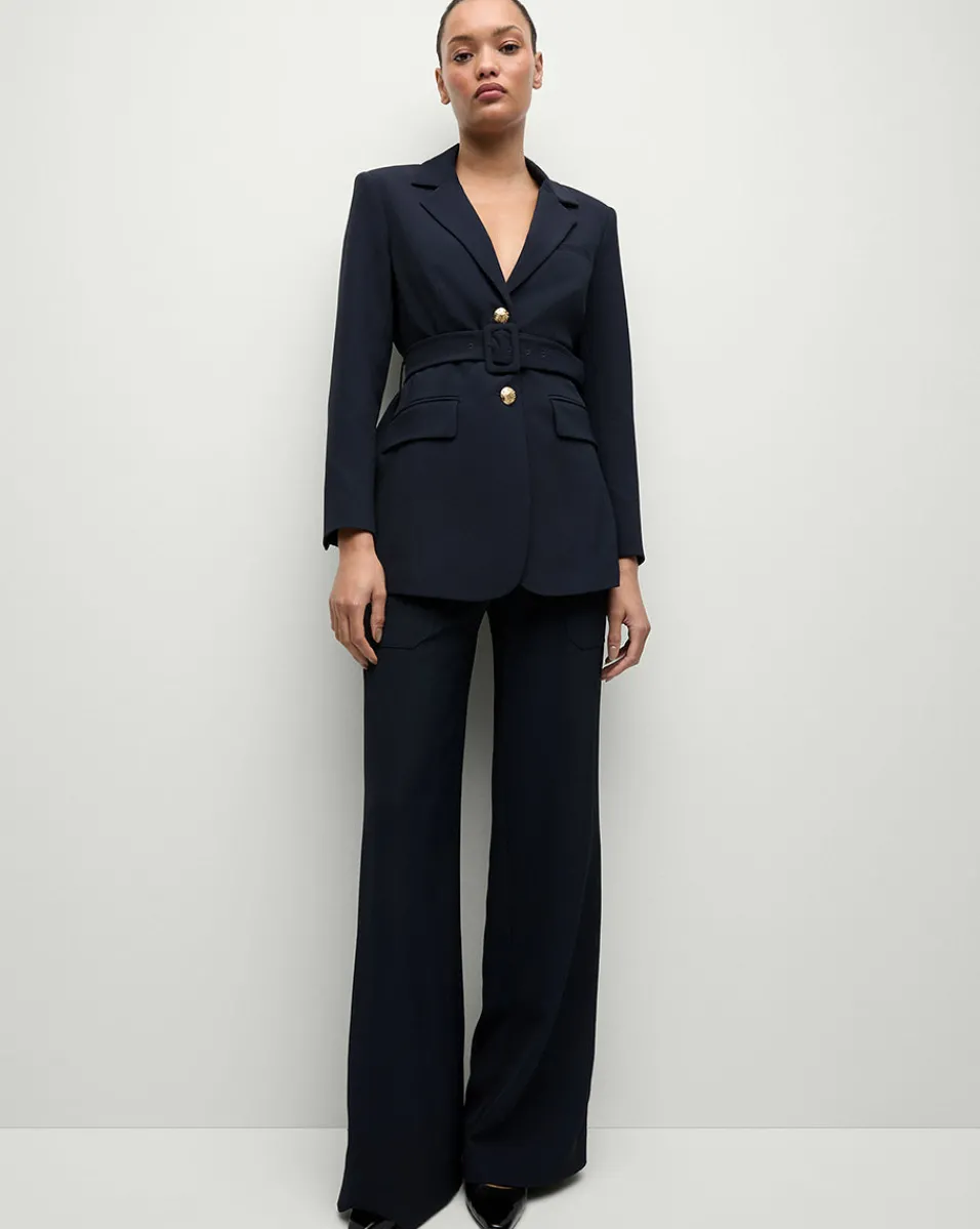 Cole Wide-Leg Pant in>Veronica Beard Outlet