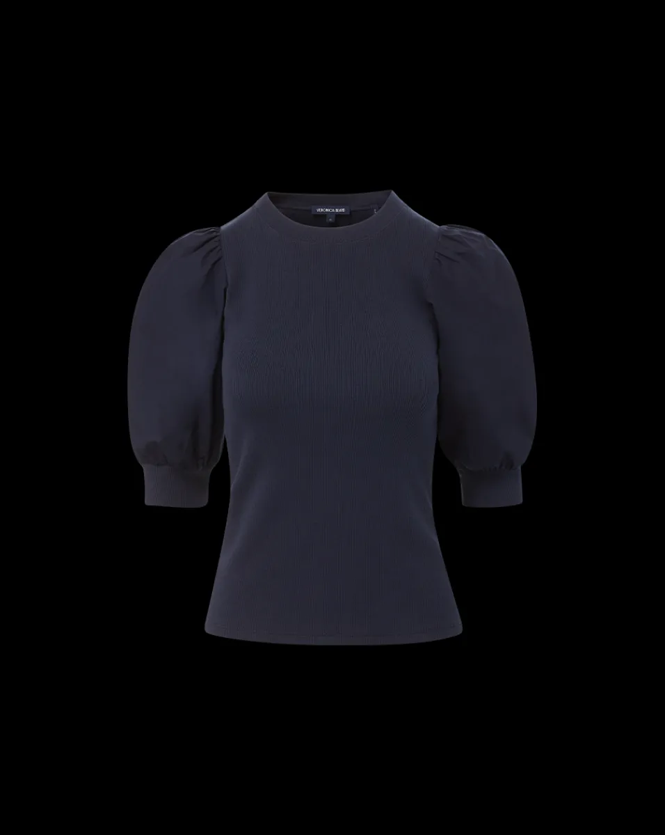 Coralee Crewneck Top in>Veronica Beard Sale