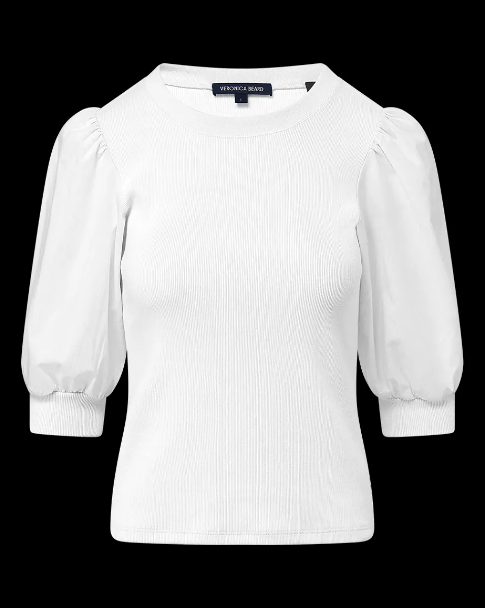 Coralee Crewneck Top in>Veronica Beard