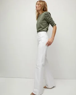 Crosbie Patch Pockets Slim Wide-Leg Jean in><noscript><img width=