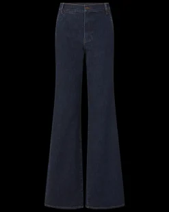 Crosbie Wide-Leg Jeans in Indigo Denim><noscript><img width=