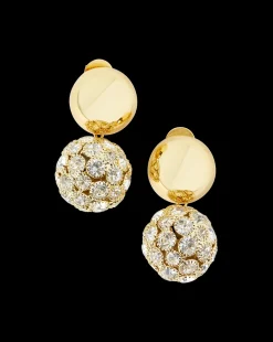 Crystal Sphere Stud Earrings in><noscript><img width=