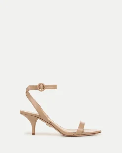 Darcelle Leather Sandal in>Veronica Beard Discount