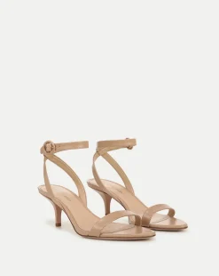 Darcelle Leather Sandal in>Veronica Beard Discount