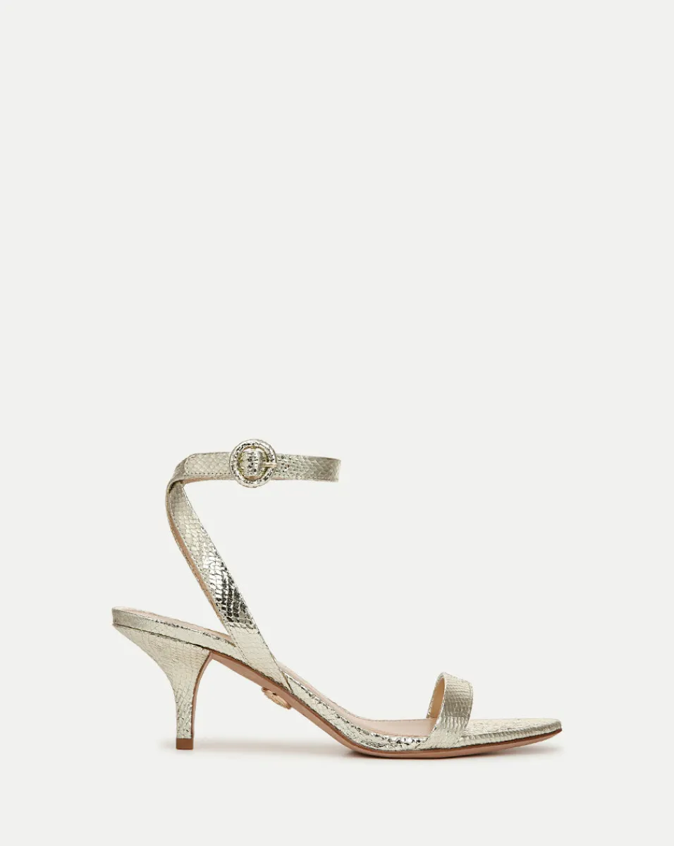 Darcelle Metallic Leather Sandal in>Veronica Beard New