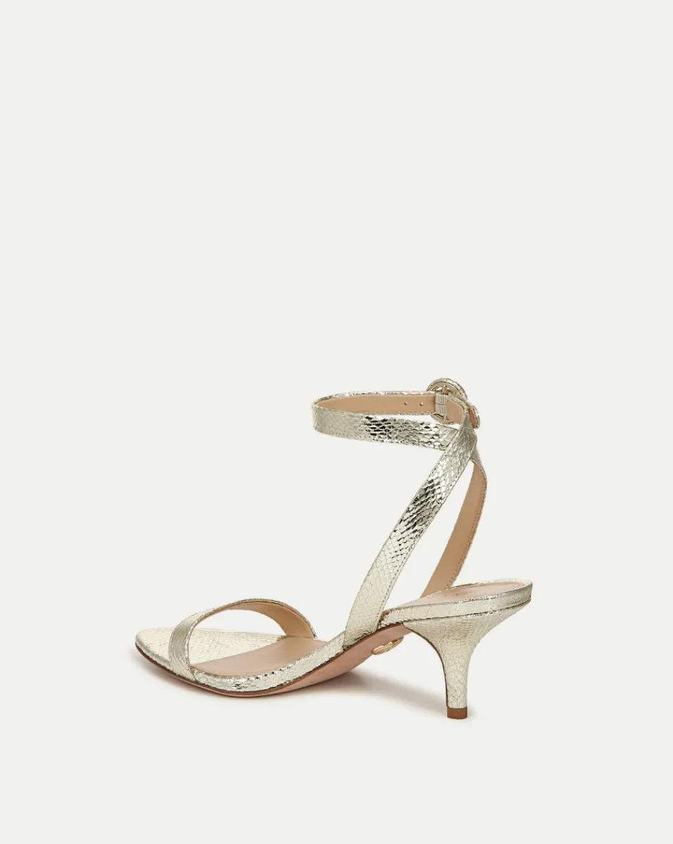 Darcelle Metallic Leather Sandal in>Veronica Beard New