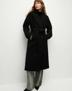 Della Wool Dickey Coat in>Veronica Beard Sale