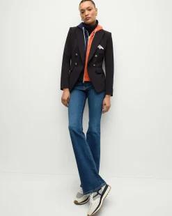 Denver Broncos Dickey Jacket in Navy/Gold>Veronica Beard Outlet