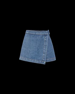 Diaz Denim Skort in Wanderer Dust><noscript><img width=