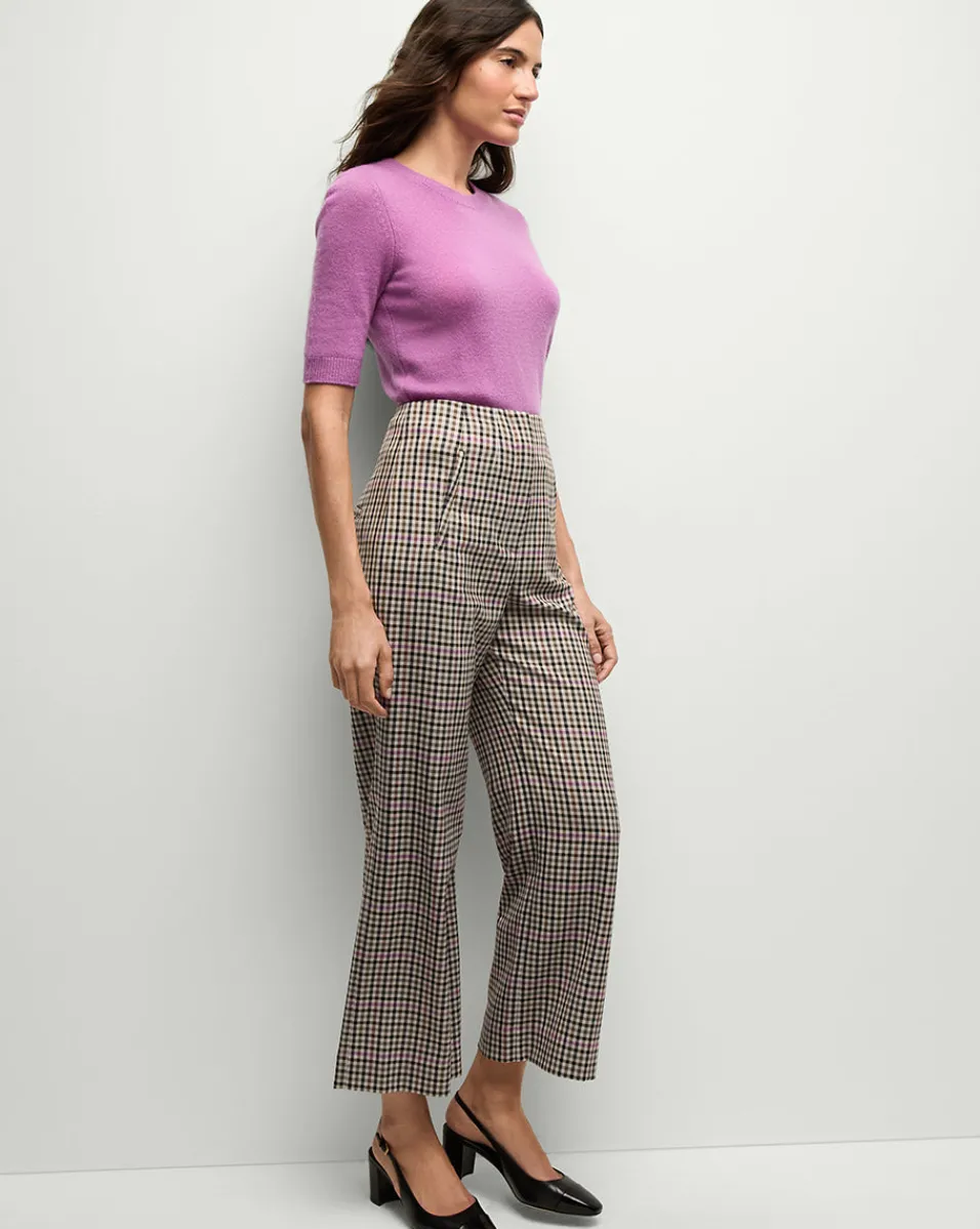 Dova Pant in Oat Multi>Veronica Beard New