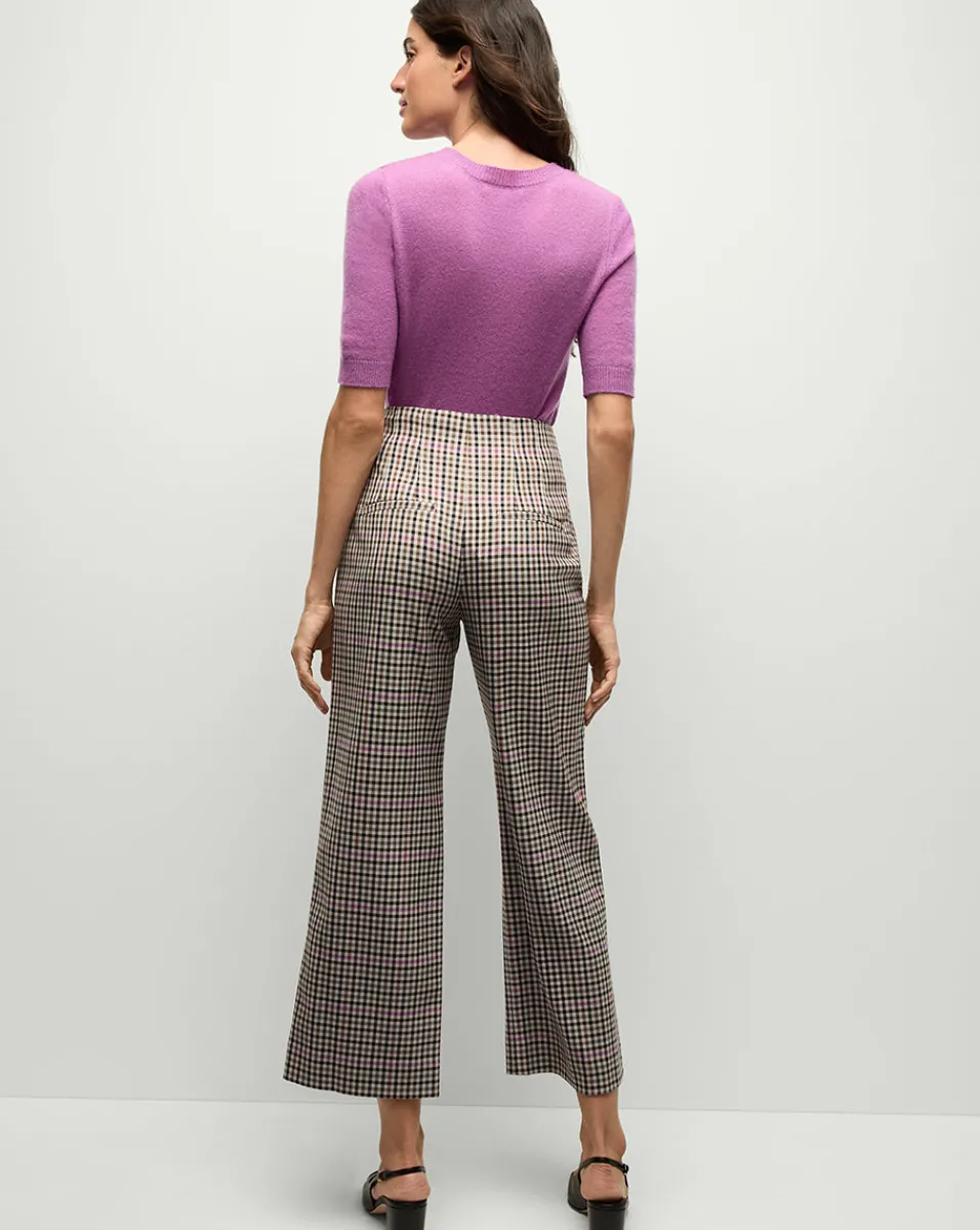 Dova Pant in Oat Multi>Veronica Beard New