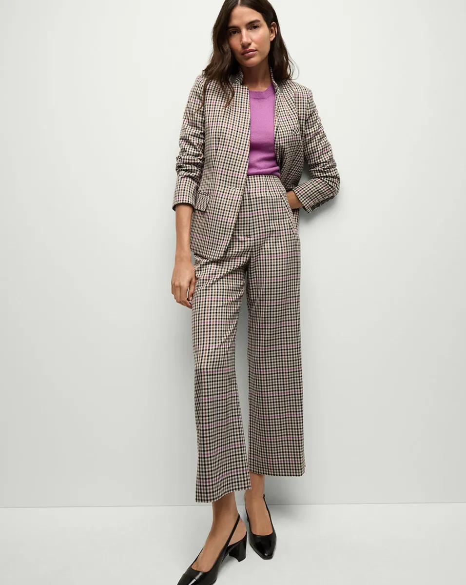 Dova Pant in Oat Multi>Veronica Beard New