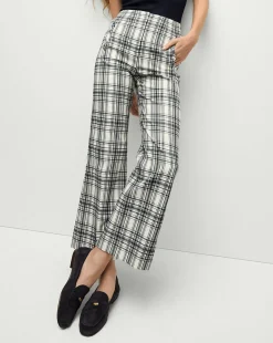 Dova Plaid Pant in>Veronica Beard Discount