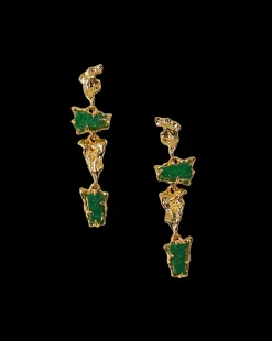 Druzy Linear Earring in><noscript><img width=