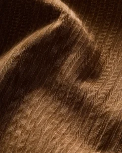 Dylan Cuffed Twill Straight-Leg Pants in Brown><noscript><img width=