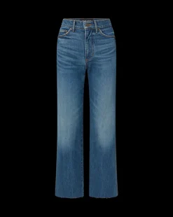 Dylan Straight-Leg Raw Hem Jean in Evening Dusk><noscript><img width=