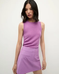 Elara Skirt in Orchid Dusk>Veronica Beard Best