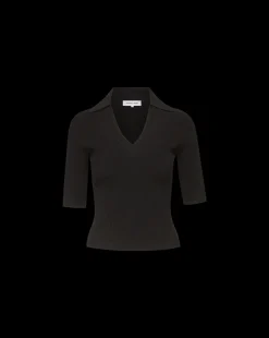 Emily Knit Polo Shirt in><noscript><img width=