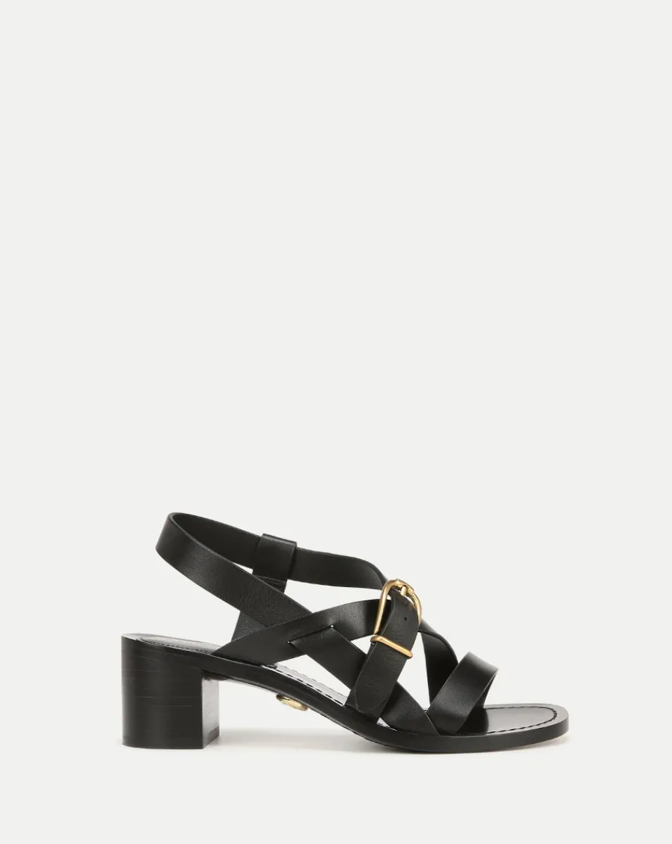 Etta Leather Sandal in>Veronica Beard New