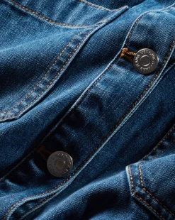 Evelyn Chambray Dress in>Veronica Beard Outlet