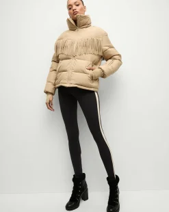 Fairbanks Fox Puffer Jacket in>Veronica Beard Hot